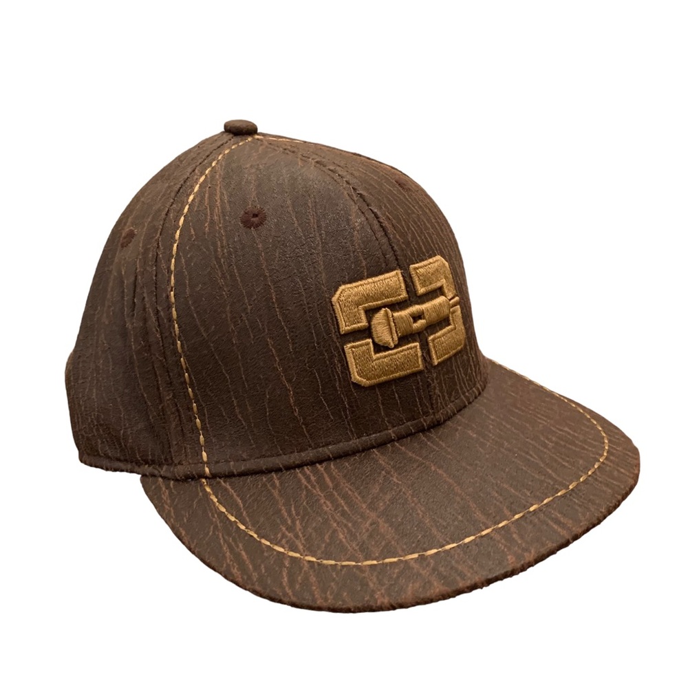 Locked Up First Cut Fitted Hat Size Medium 7 1/4 Chocolate Brown